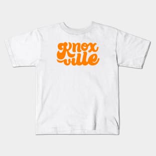 Knoxville Script - Orange Kids T-Shirt